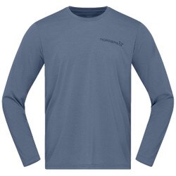 Norrona Femund Tech Long Sleeve Shirt Men's in Vintage Indigo